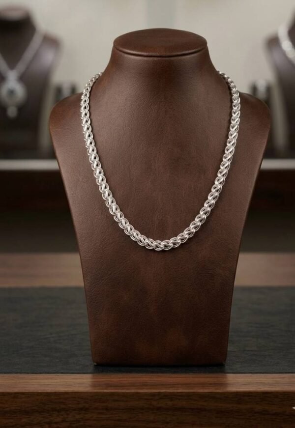 925 Silver LOTUS Chain for MEN
