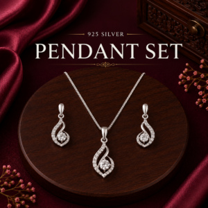 925 Silver Women's Pendant Set