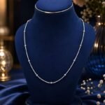 925 silver ladies dot chain