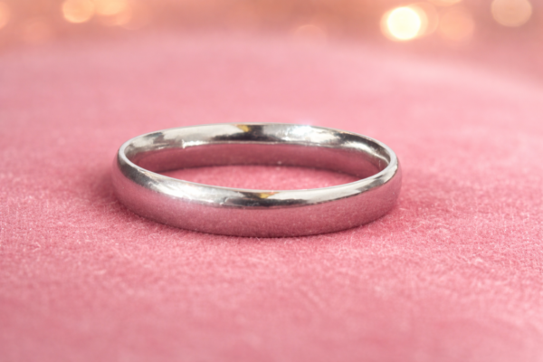 925 Sterling Silver Classic Plain Band  Ring for Men