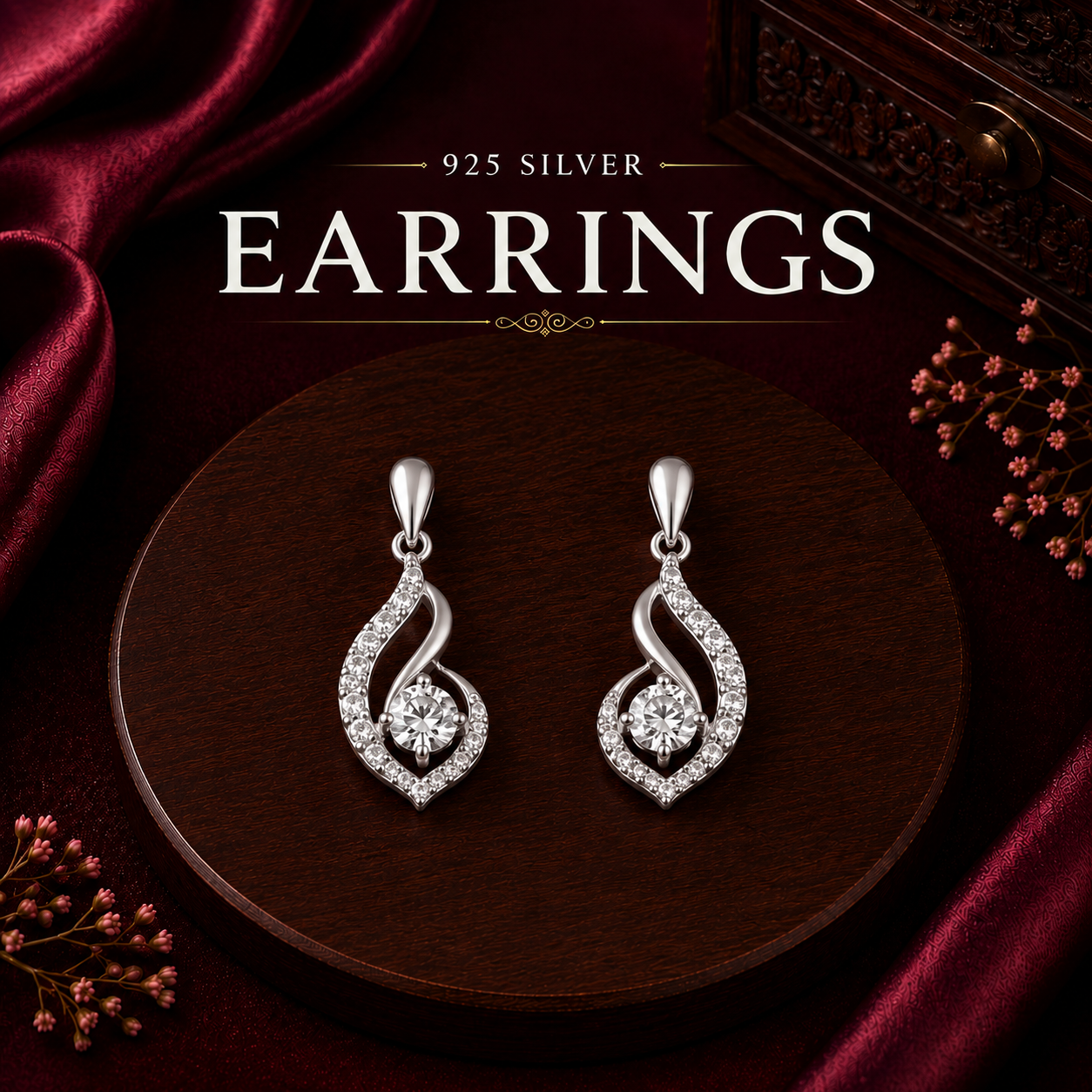 Hallmark 925 sterling silver women's earrings collection