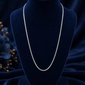 925 silver box chain for men