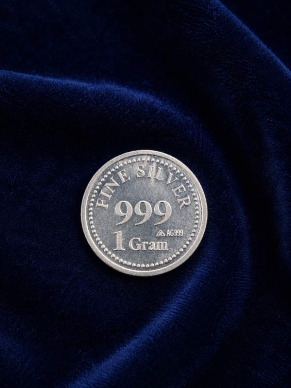999 Fine Silver Coin 1 gram