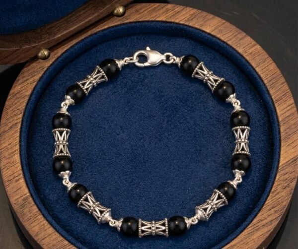 925  Silver Karungali Bracelet for Men