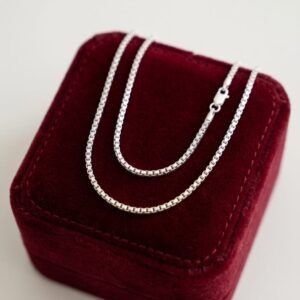 925 Silver Sleek Box Chain for women