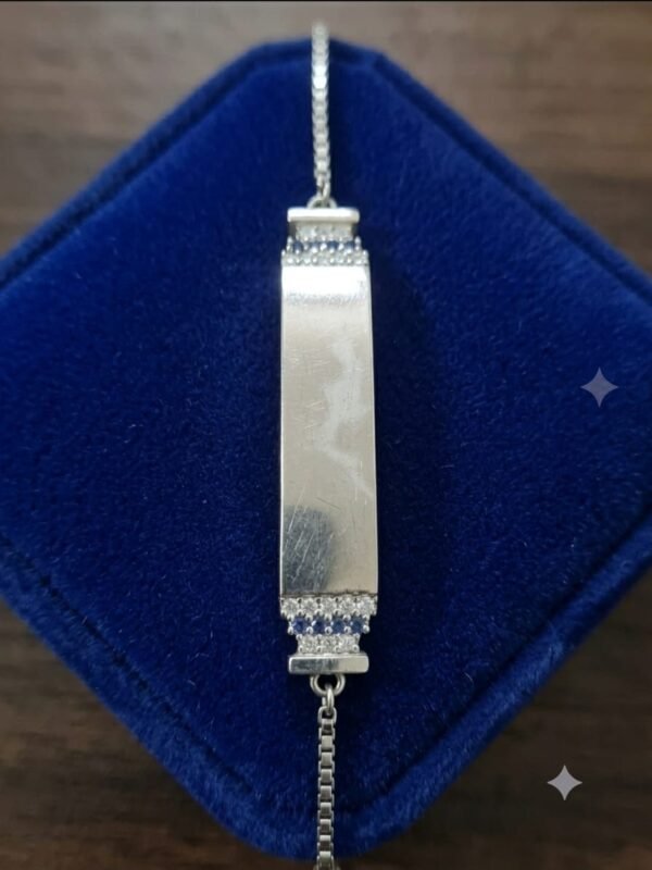 925 Silver Bar Bolo Adjustable Bracelet for women