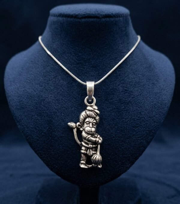 925 Silver Bal Hanuman Pendant