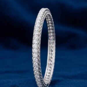 925 Silver Single Bangle for women